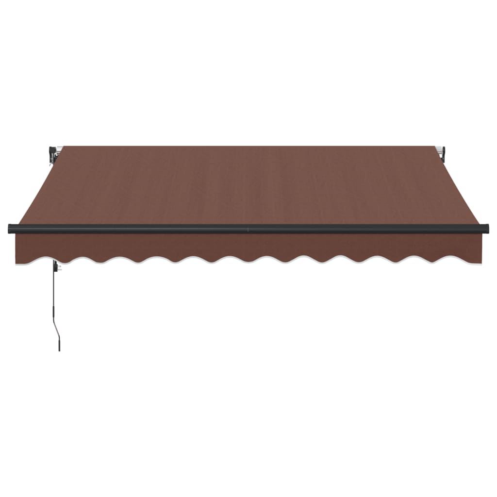 Vidaxl Luifel automatically extendable 300x250 cm brown
