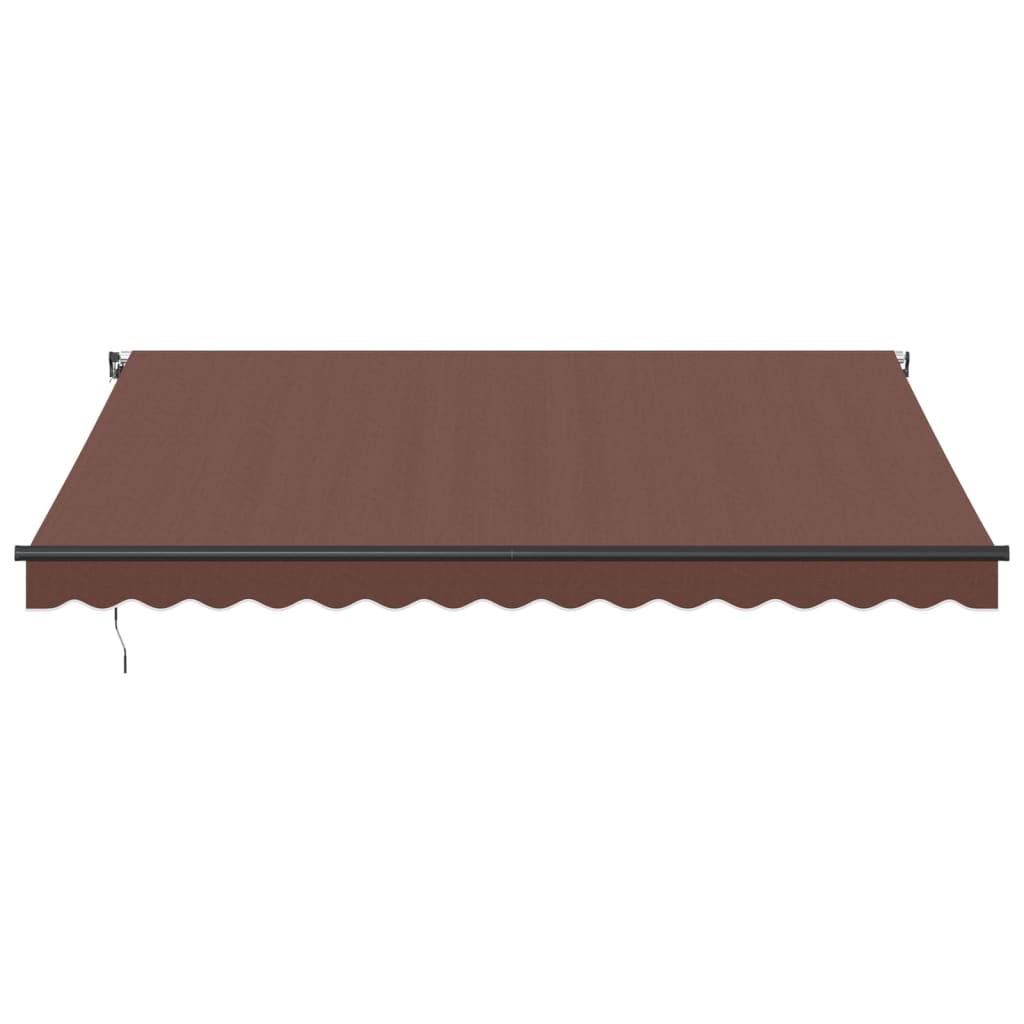 Vidaxl Luifel manually extends 400x300 cm brown
