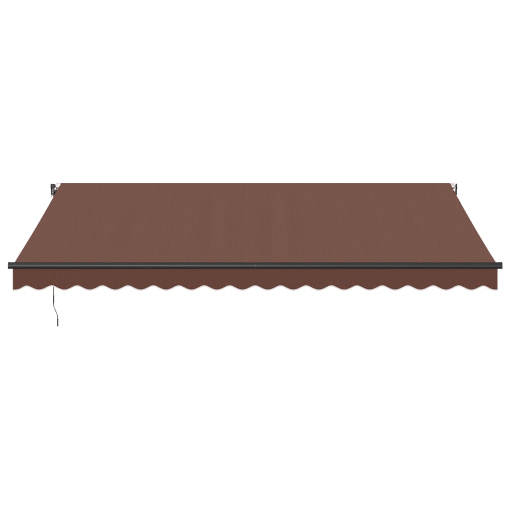 Vidaxl Luifel förlänger automatiskt 450x300 cm brunt