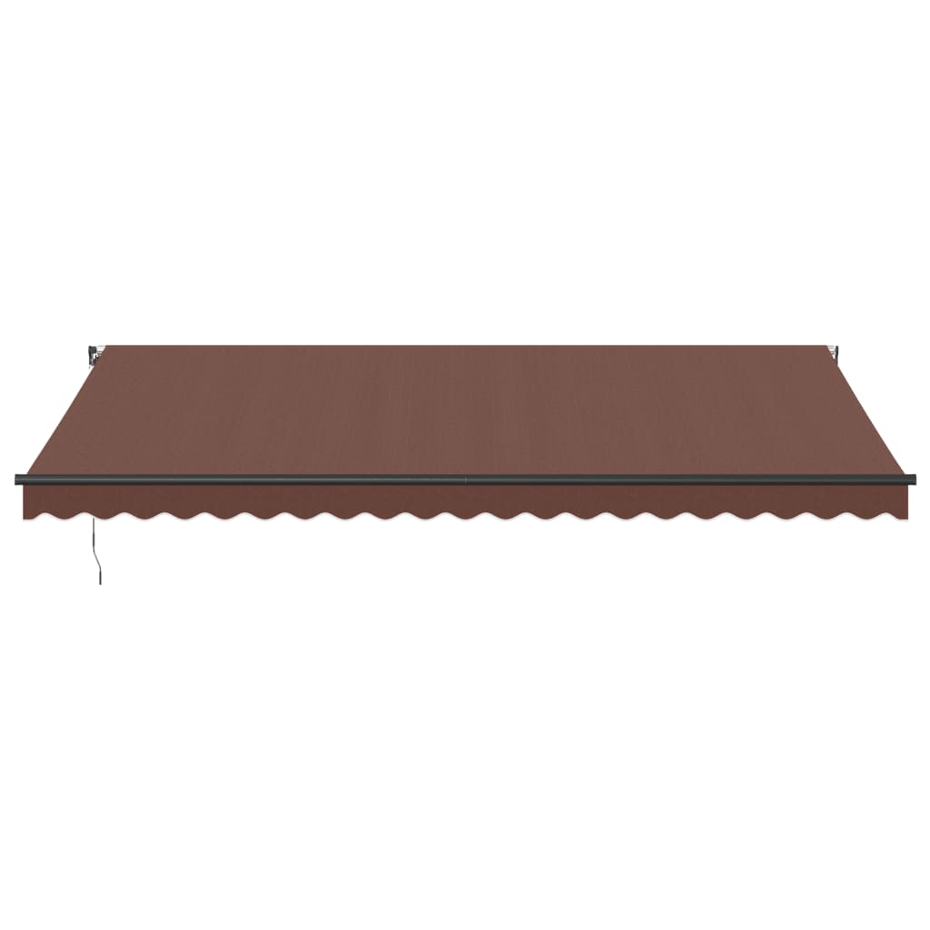 Vidaxl Luifel förlänger manuellt 500x300 cm brunt
