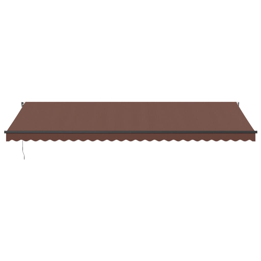 Vidaxl Luifel manually extends 600x300 cm brown