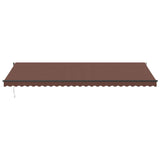 Vidaxl Luifel automatically extends 600x300 cm brown