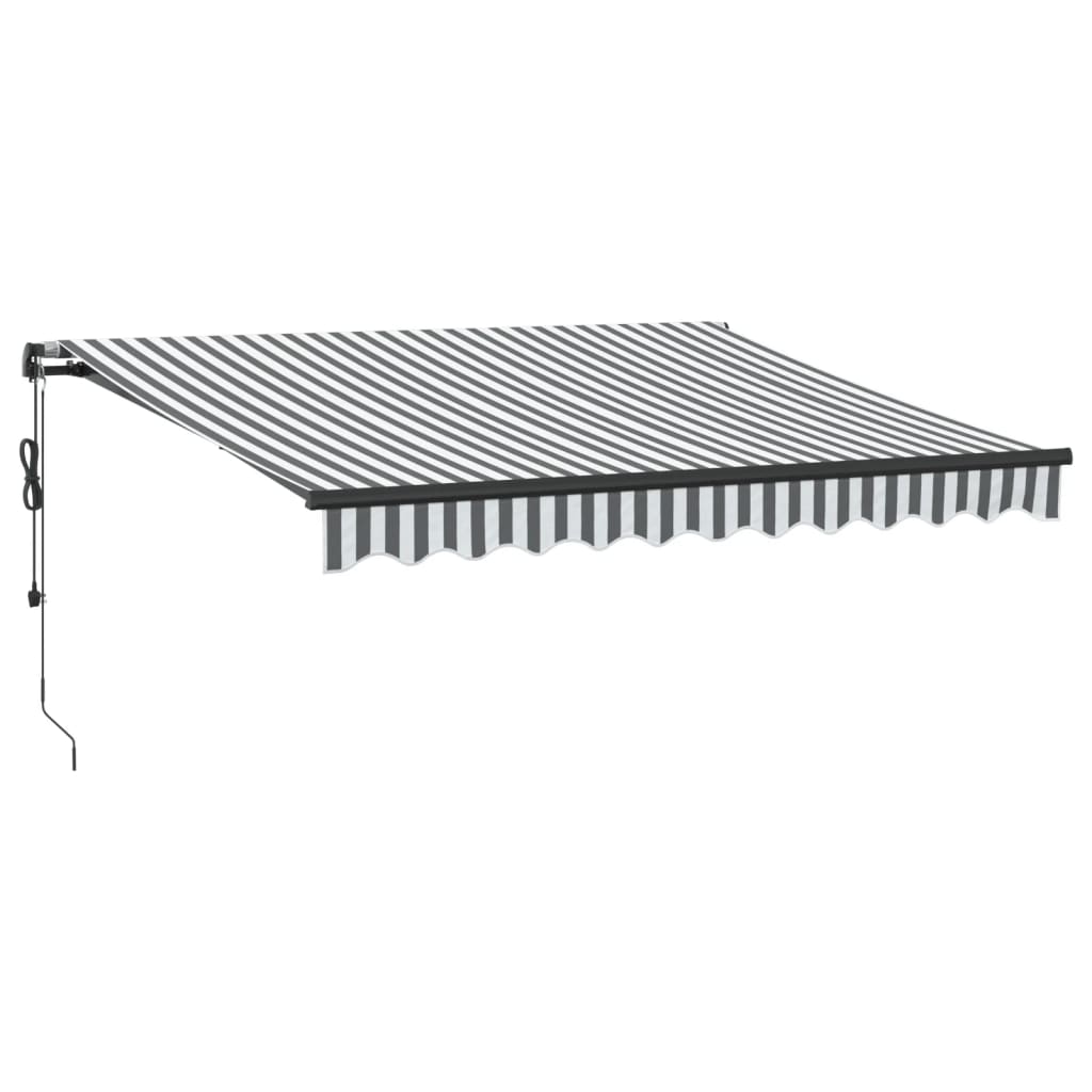 Vidaxl Luifel automatically extends 300x250 cm anthracite and white