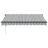 Vidaxl Luifel automatically extends 300x250 cm anthracite and white