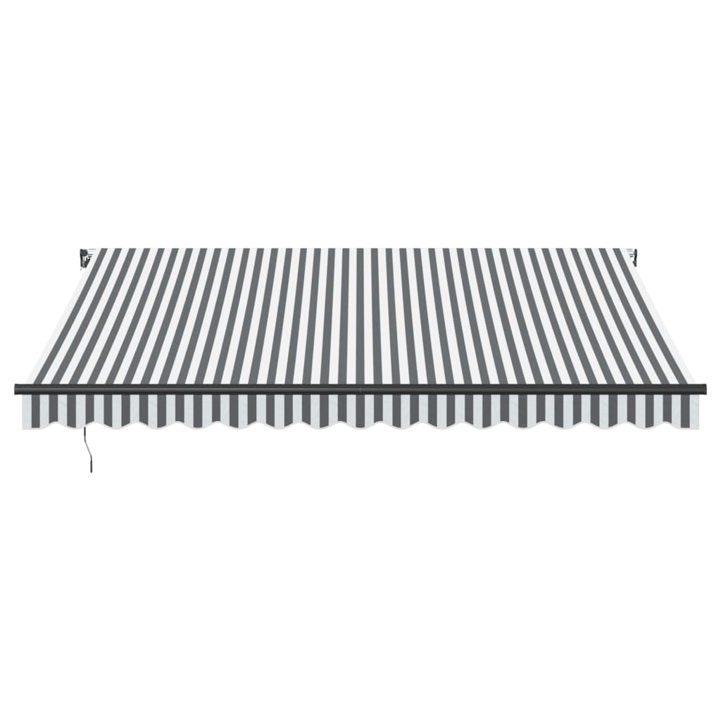 Vidaxl Luifel manually extends 400x300 cm anthracite and white