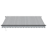 Vidaxl Luifel manually extends 400x300 cm anthracite and white