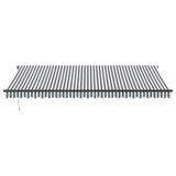 Vidaxl Luifel förlänger automatiskt 500x300 cm antracite färg och vit
