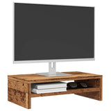 Vidaxl Monitor stojan 42x24x13 cm Zpracované dřevo staré dřevěné barvy