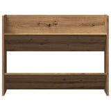 Vidaxl Mauer Schong Shoe Cabinet 80x18x60 CM veraarbechte Holz Kameran Oakfaarf
