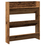 VidaXL wall shoe cabinet 80x18x90 cm Properted wood old wood colored