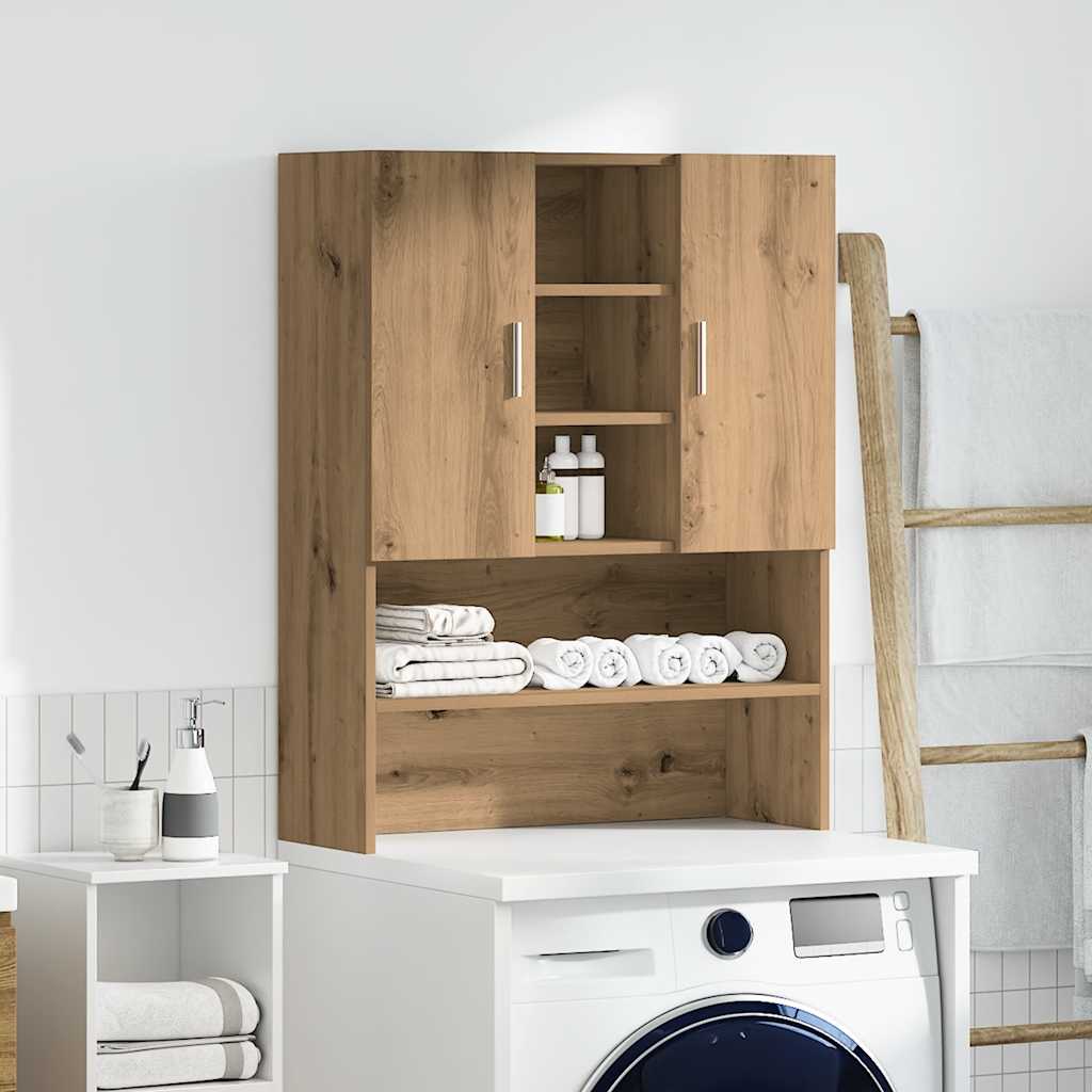 Vidaxl washing machine cabinet 70.5x25.5x90 cm Artisanal oak color