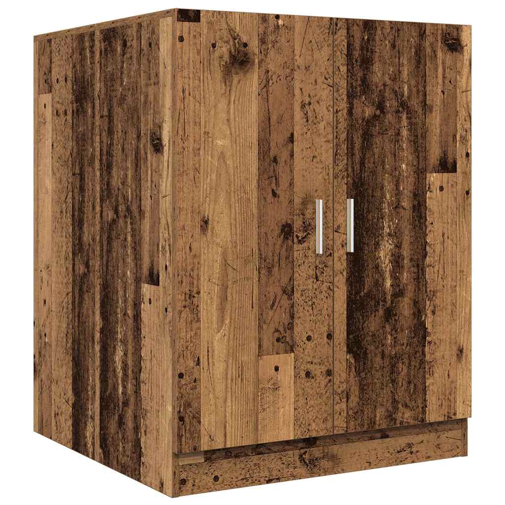 Vidaxl washing machine cupboard 70.5x71.5x91.5 cm old wood colored