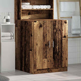 Vidaxl washing machine cupboard 70.5x71.5x91.5 cm old wood colored