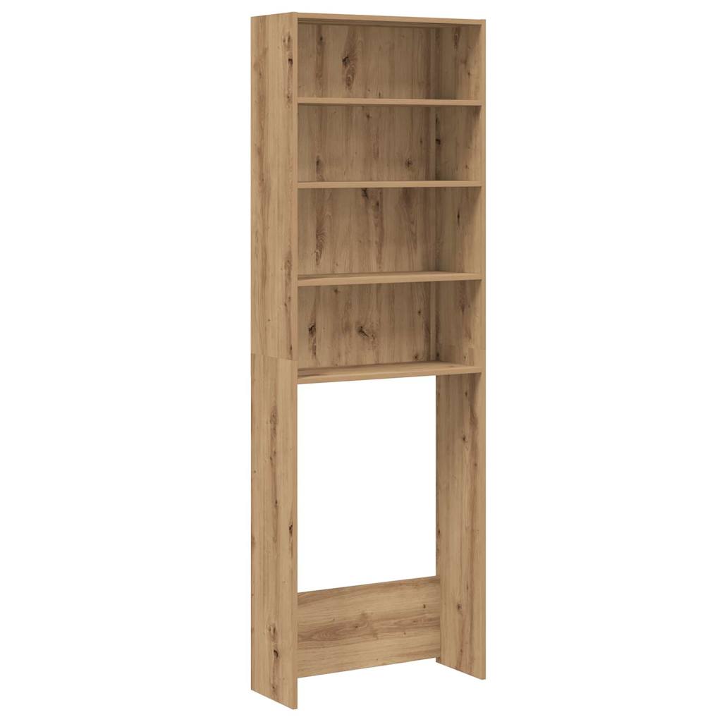 Vidaxl washing machine cabinet 64x24x190 cm Artisanal oak color