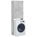 Vidaxl washing machine cabinet 64x25.5x190 cm concrete price