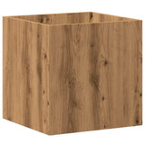 VIDAXL -Planungsbox 40x40x40 cm verarbeitete Holzhandwerker -Eichenfarbe