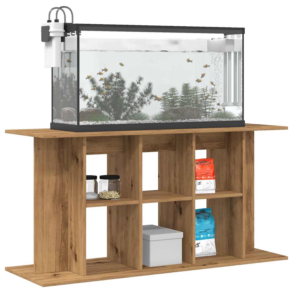Vidaxl aquarium Standard 120x40x6 cm veraarbechte Holz Kënschtler Hak