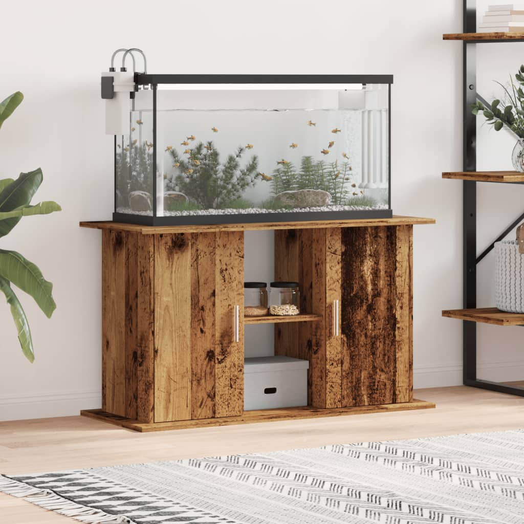 Vidaxl Aquarium Standard 101x41x58 cm Processed wood old wood colored