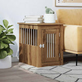 Vidaxl Hondenbench 45x62x59 cm Behandlet trehistet eik -farget