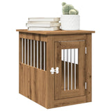 Vidaxl Hondenbench 45x62x59 cm Behandlet trehistet eik -farget