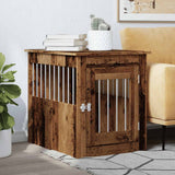 Vidaxl Hondenbench 55x7x65 cm verschafft Holz alen Holz faarweg