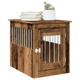 Vidaxl Hondenbench 55x7x65 cm verschafft Holz alen Holz faarweg