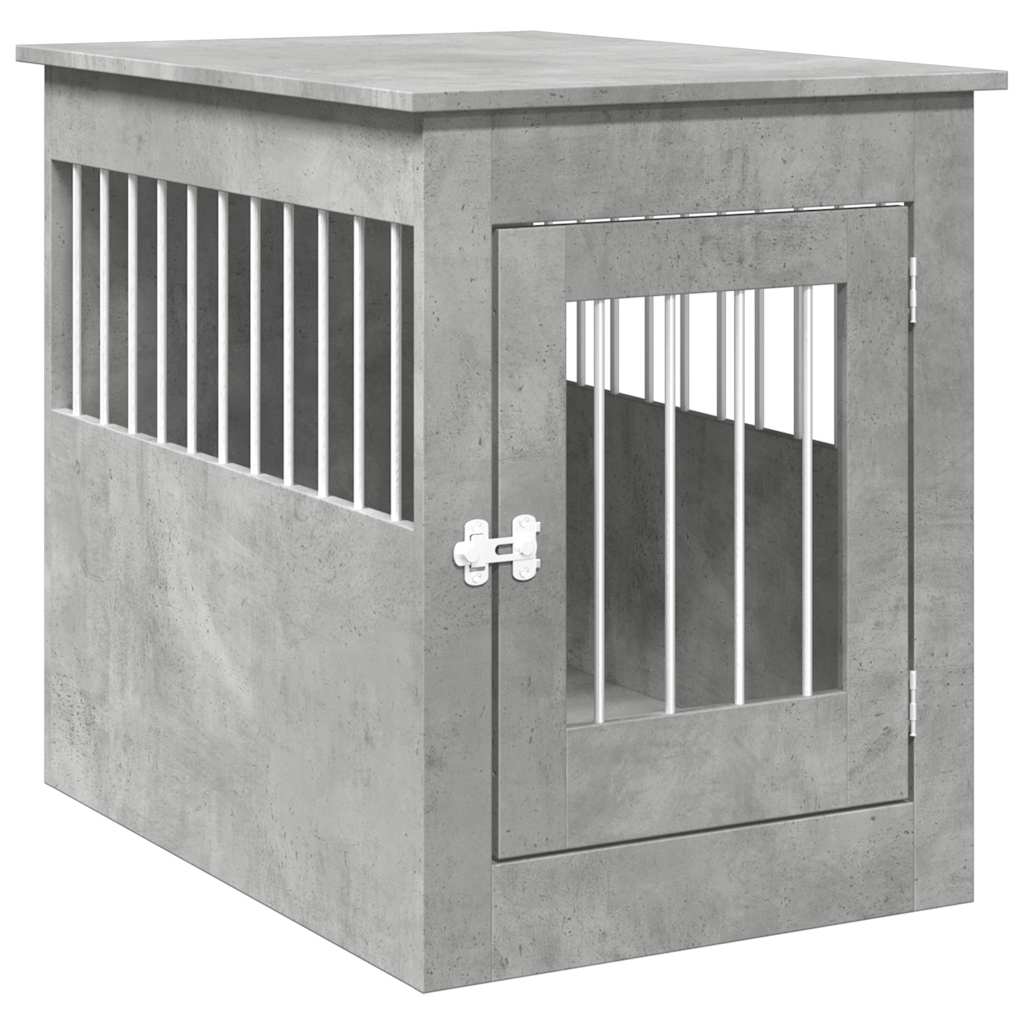 VidaXL Hondenbench 55 x 80 x 68 cm processed wood concrete price