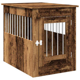 Vidaxl Hondenbench 55x80x68 cm de madera procesada de madera vieja