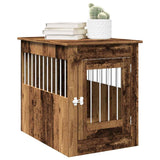 Vidaxl Hondenbench 55x80x68 cm de madera procesada de madera vieja