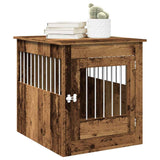 Vidaxl Hondenbench 64,5x80x71 cm Behandlet tre gammelt trefarget