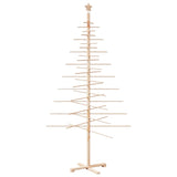Vidaxl kerstdecoratie kerstboom 210 cm massief grenenhout