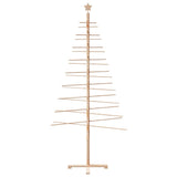 Vidaxl kerstdecoratie kerstboom 210 cm massief grenenhout