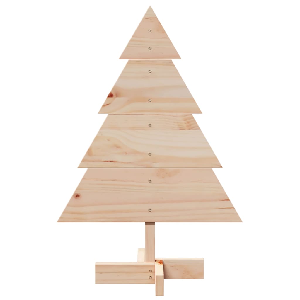 Vidaxl Weihnachtsdekoration Weihnachtsbaum 70 cm Massivholz