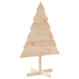 Vidaxl Chrëschtlech Chrëschtdag Dekoratioun Chrëschtbeem 110 cm foliten Holz