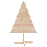 Vidaxl Chrëschtlech Chrëschtdag Dekoratioun Chrëschtbeem 110 cm foliten Holz