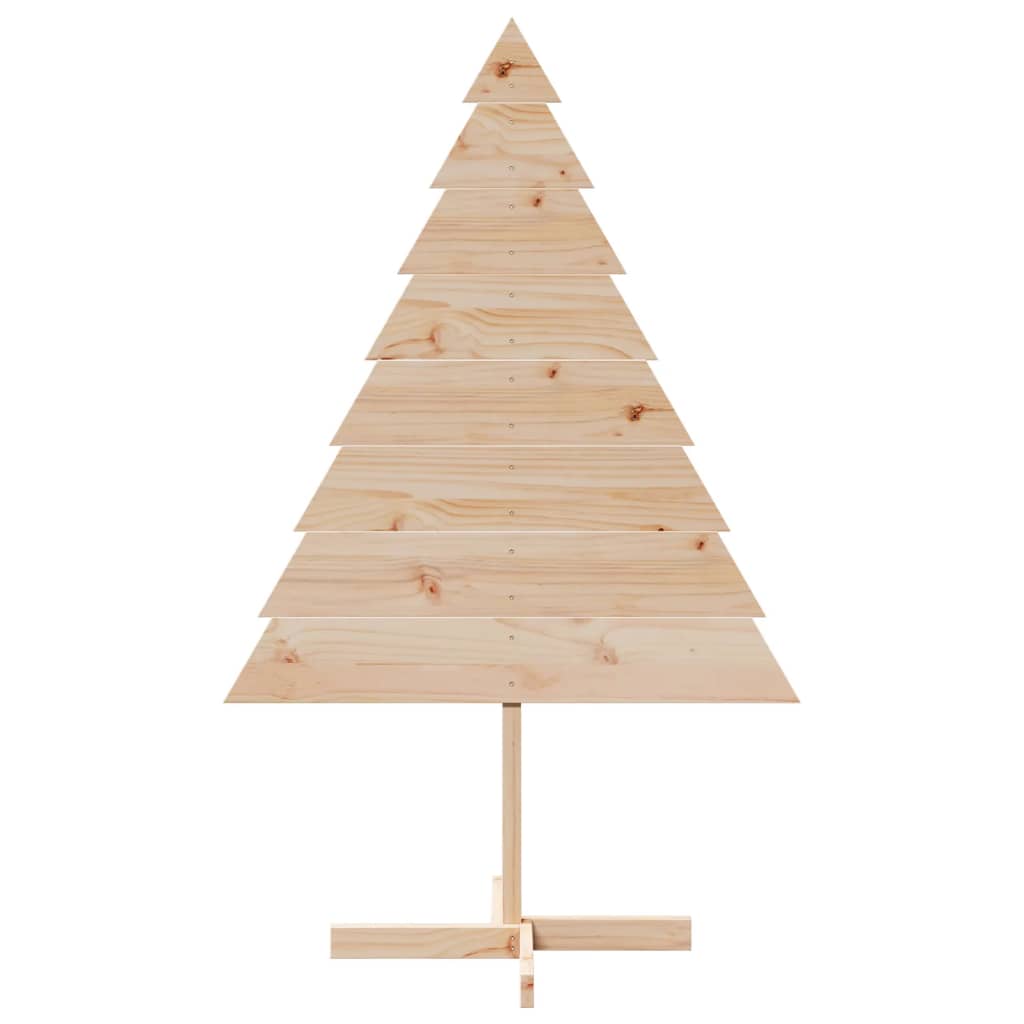 Vidaxl Chrëschtdeeg dekoréieren Chrëschtbeemchen 150 cm falt Holz