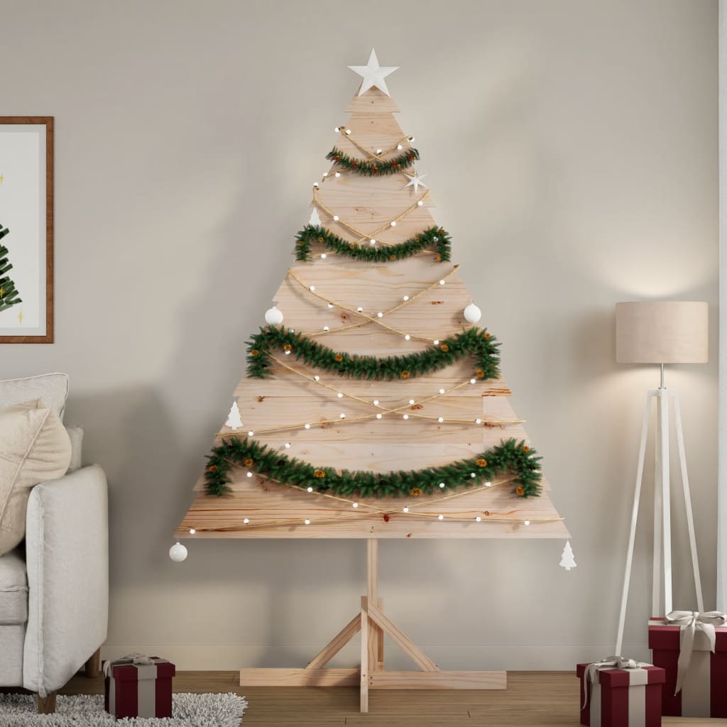 Vidaxl juledekorasjon juletre 180 cm fast tre