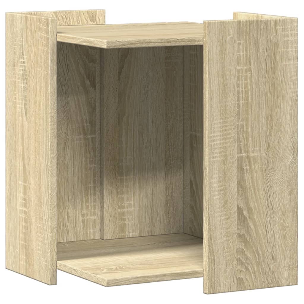 Vidaxl Cattenbakkast 42x42x51 cm Processed Wood Sonoma Oak colored