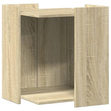 Vidaxl Cattenbakkast 42x42x51 cm Processed Wood Sonoma Oak colored