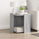 Vidaxl Cattenbakkast 42x42x51 cm Processed Wood Gray Sonoma Oak color