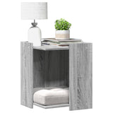Vidaxl Cattenbakkast 42x42x51 cm Processed Wood Gray Sonoma Oak color