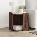 Vidaxl kattenbakkast 42x42x51 cm geschnidden Holz brong Oak -Colored