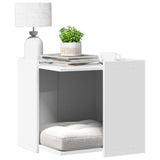 VidaXL Kattenbakkast 53x53x51 cm processed wood white