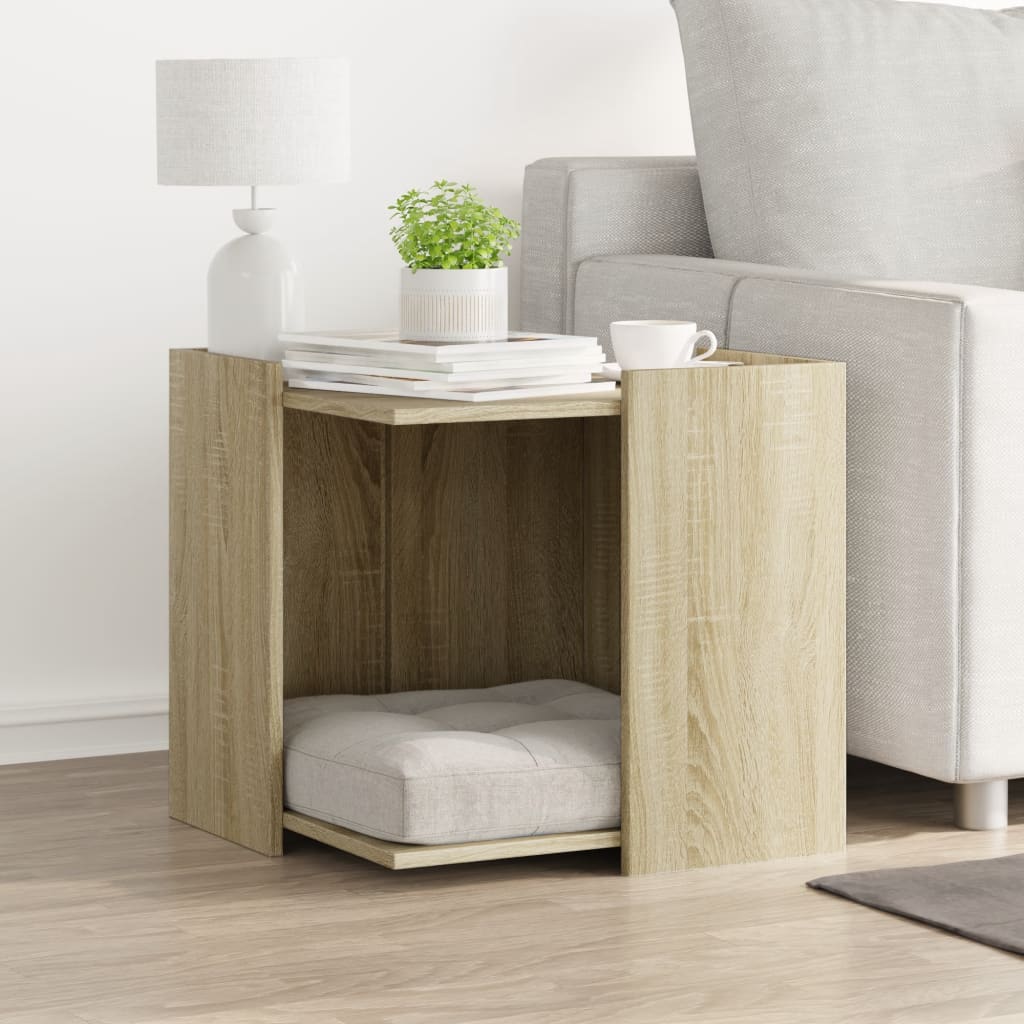 Vidaxl Cattenbakkast 53x53x51 cm Processed Wood Sonoma Oak colored