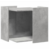 VidaXL Kattenbakkast 53x53x51 cm Processed wood Betongrijs