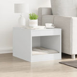 VidaXL Kattenbakkast 47x59x42 cm processed wood white