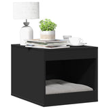 VidaXL Kattenbakkast 47x59x42 cm Processed Wood Black