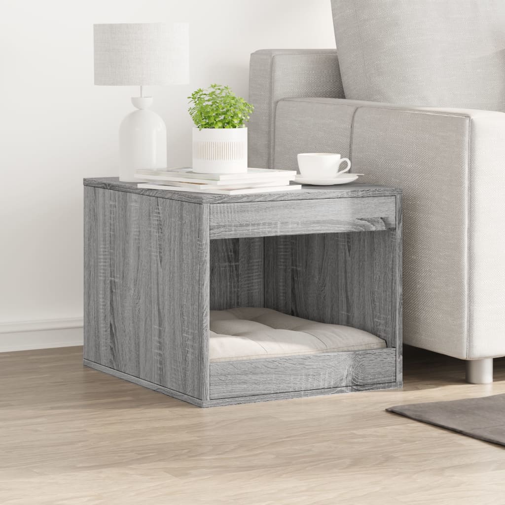 Vidaxl Cattenbakkast 47x59x42 cm Processed Wood Gray Sonoma Oak color