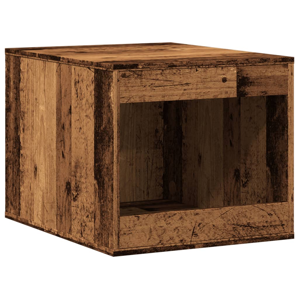 VidaXL Kattenbakkast 47x59x42 cm processed wood old wood colored