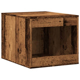 VidaXL Kattenbakkast 47x59x42 cm processed wood old wood colored
